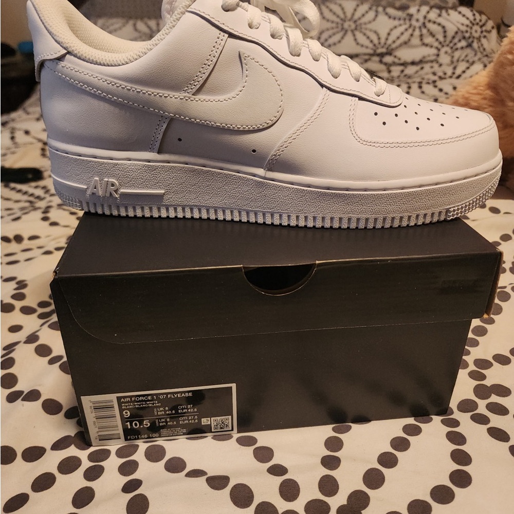 Nike Air Force 1 Low White Leather Sneakers